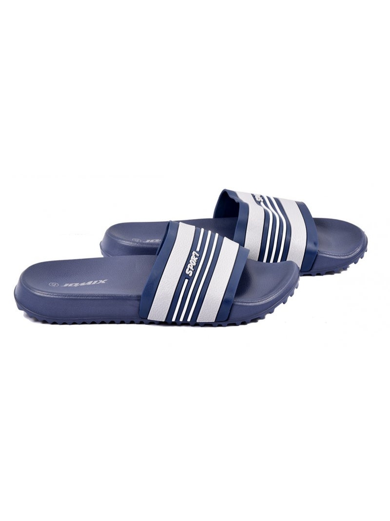 Claquette Homme Bleu Gris Bleu - Kiabi