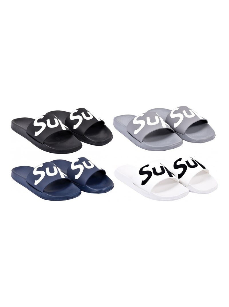 Claquette Homme Bleu marine - Kiabi