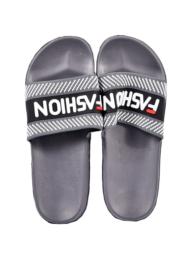 Claquette Homme Gris - Kiabi