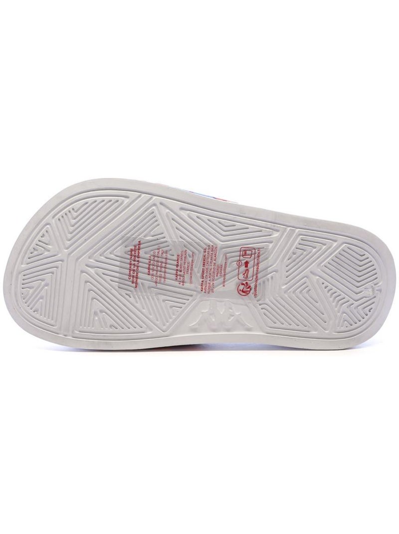 Claquettes à fleurs Fille Kappa Logo Blanc - Kiabi