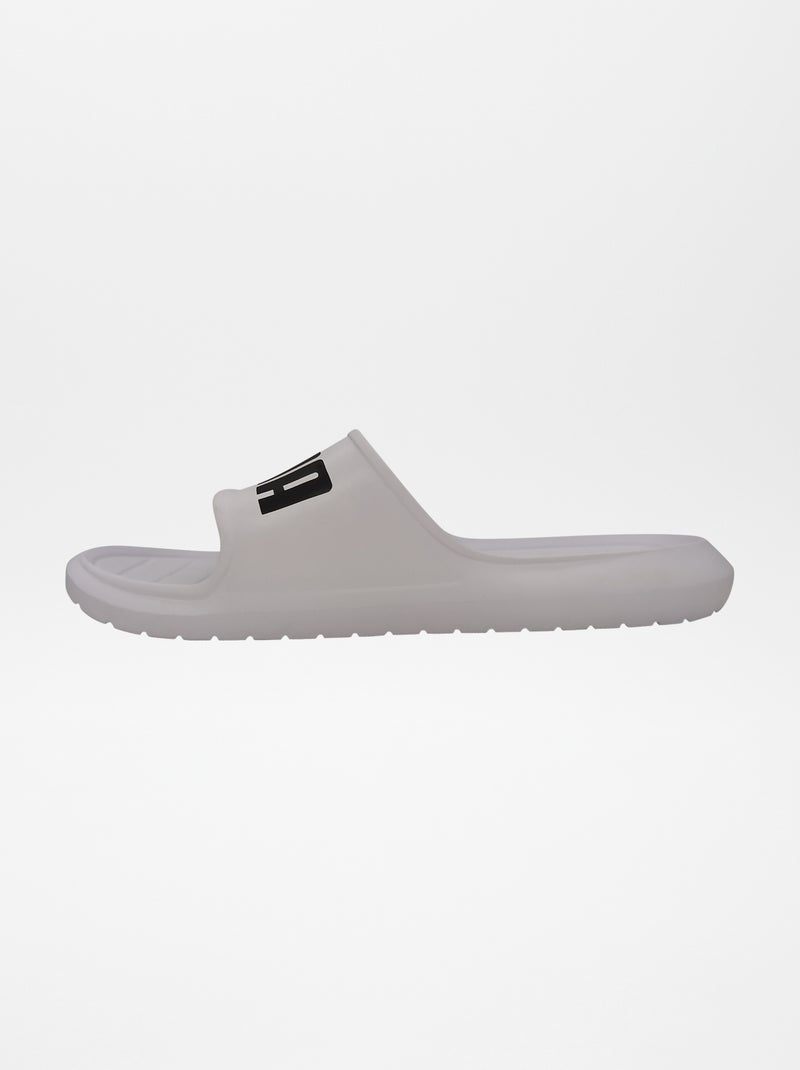 Claquettes de piscine 'Puma' blanc - Kiabi