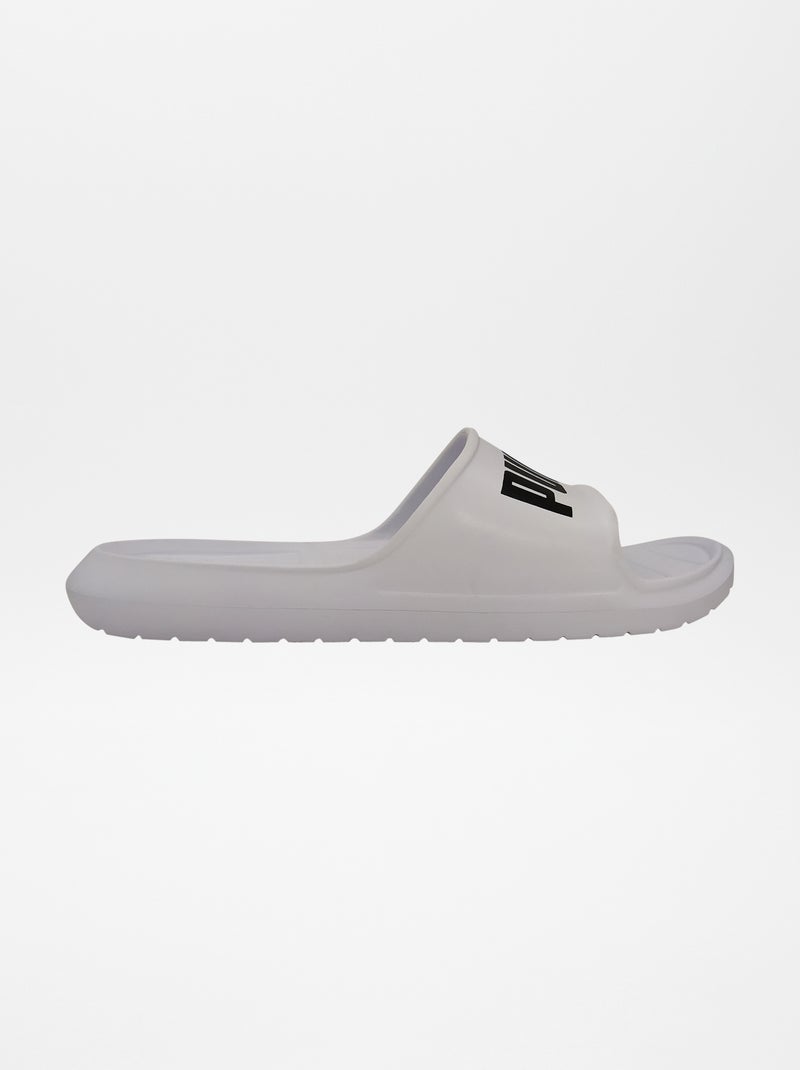 Claquettes de piscine 'Puma' blanc - Kiabi