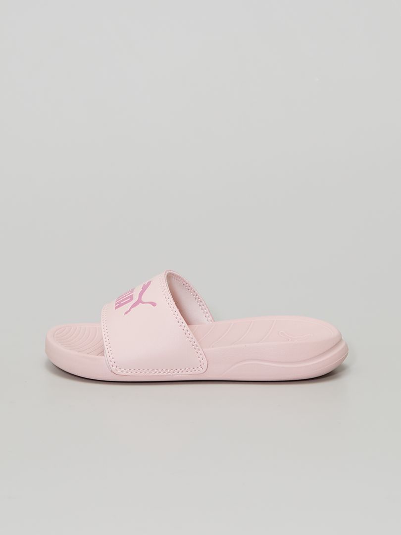 claquettes puma rose