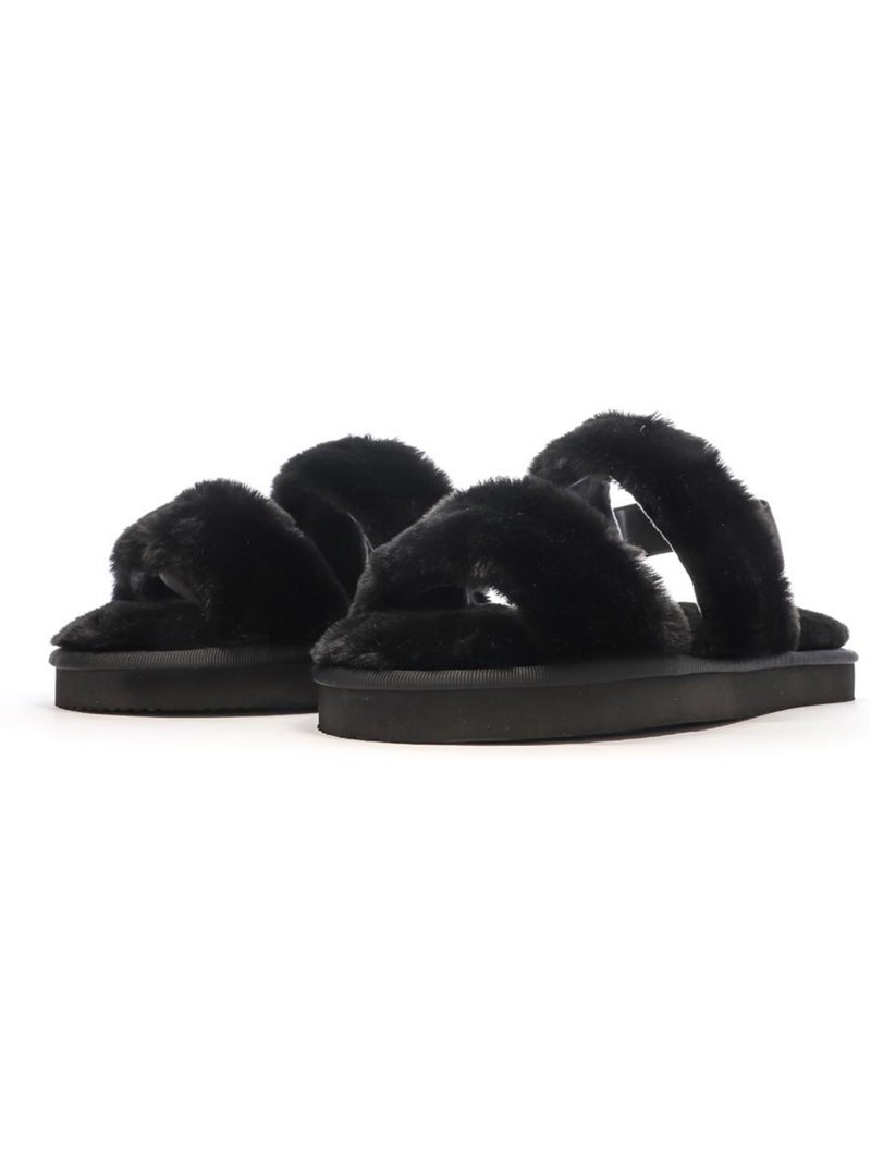 Claquettes Femme Calvin Klein Jeans Home Noir - Kiabi