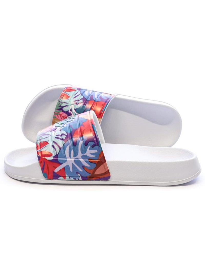 Claquettes Femme Kappa Blanc - Kiabi