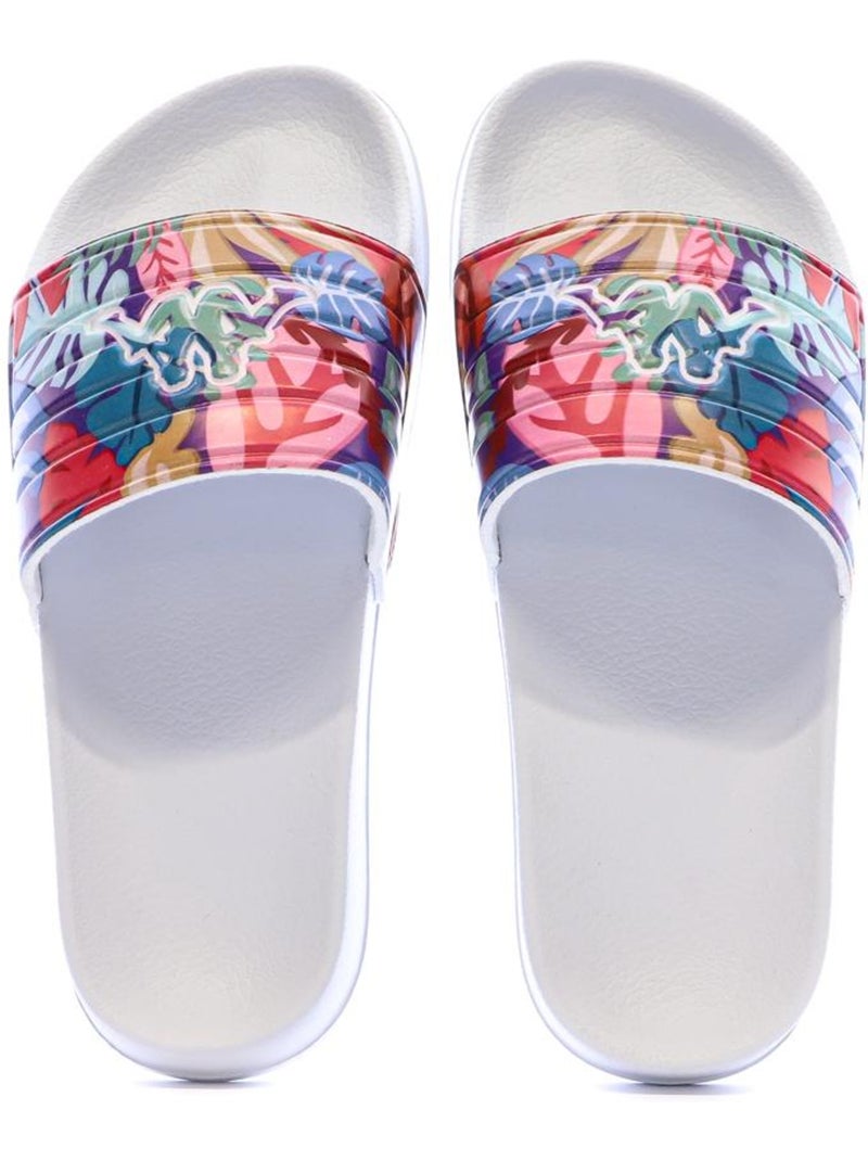 Claquettes Femme Kappa Blanc - Kiabi