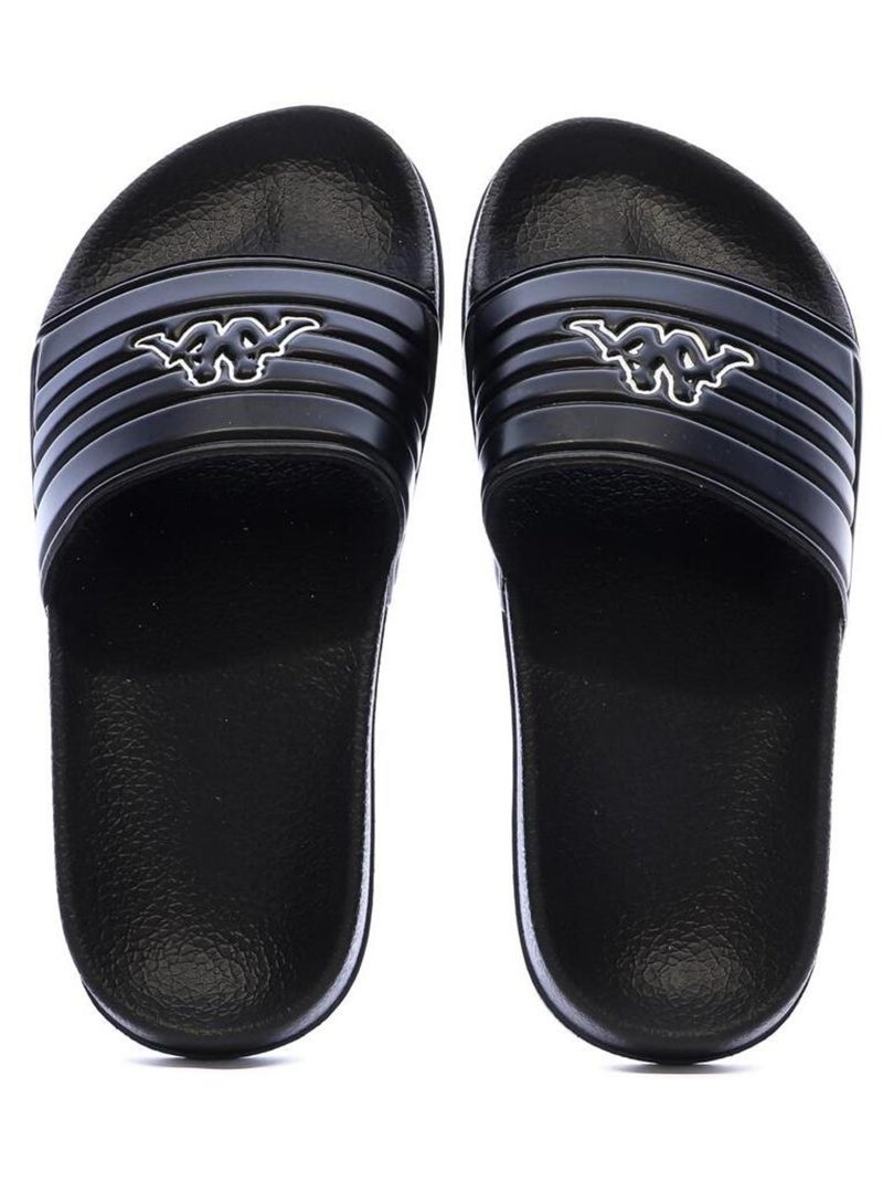 Claquettes Garçon Kappa Noir - Kiabi