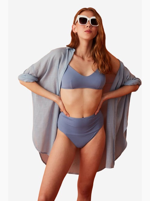 Clean vintage bikinibroekje met hoge taille penti - Kiabi Clean vintage bikinibroekje met hoge taille penti - Kiabi