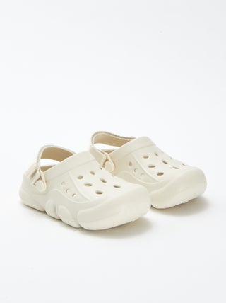 Clogs van gegoten kunststof met klittenband