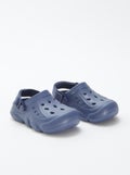 Clogs van gegoten kunststof met klittenband BLAUW - Kiabi