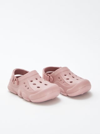 Clogs van gegoten kunststof met klittenband