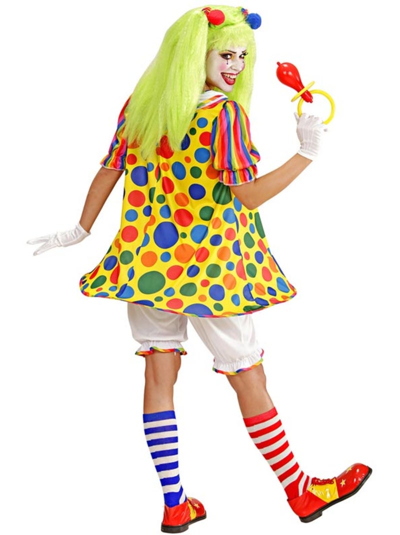 Clownkostuum met stippen Multicolor - Kiabi