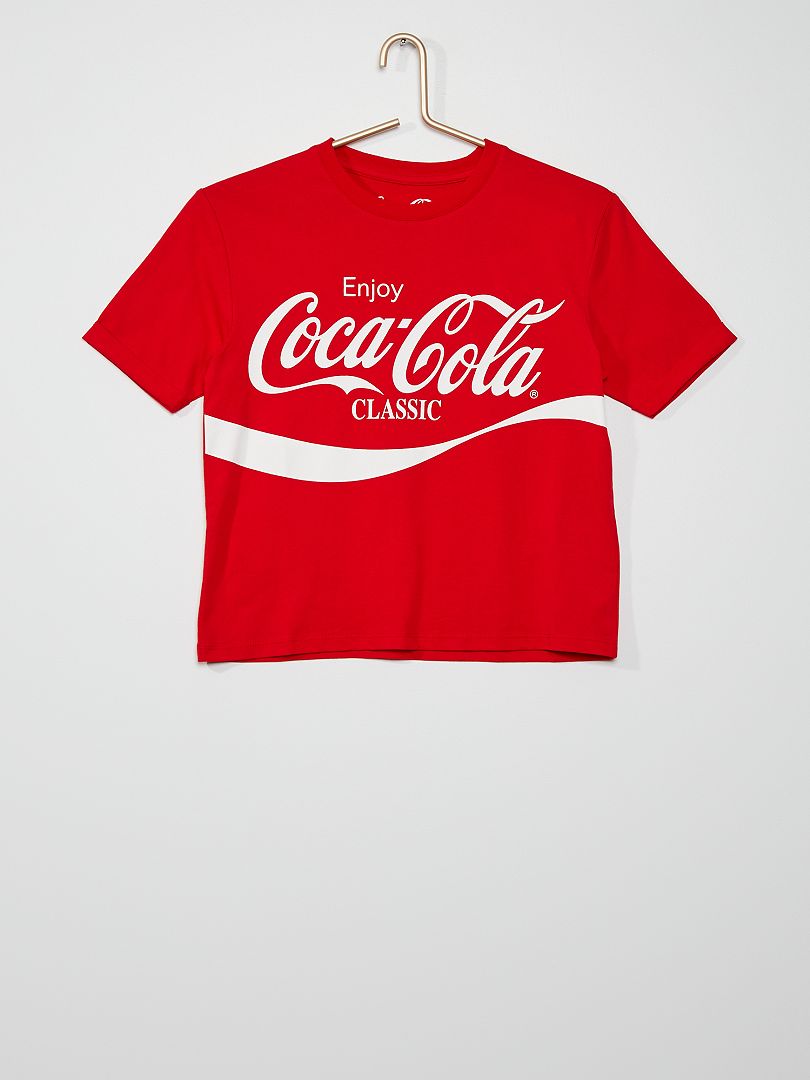 Coca-cola-croptop ROOD - Kiabi