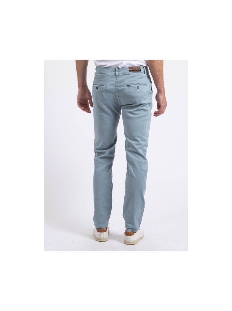 CODY slim chino broek Hemelsblauw - Kiabi