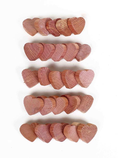 Cœurs en bois de cèdre anti-mites - Kiabi