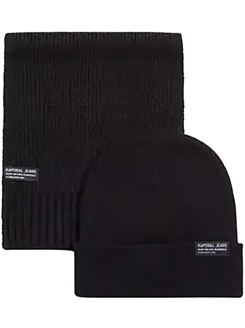 Coffret Bonnet + Écharppe Homme Kaporal - Kiabi Coffret Bonnet + Écharppe Homme Kaporal - Kiabi