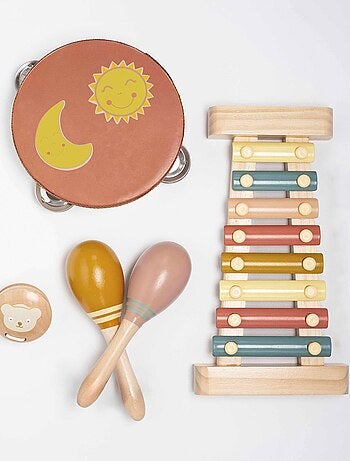 Coffret musical en bois pour bébé