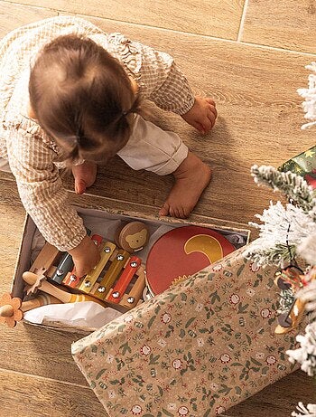 Coffret musical en bois pour bébé
