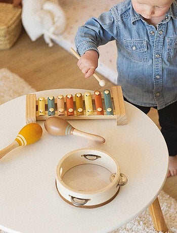 Coffret musical en bois pour bébé