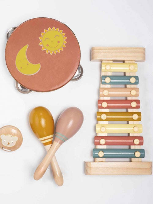 Coffret musical en bois pour bébé - Kiabi
