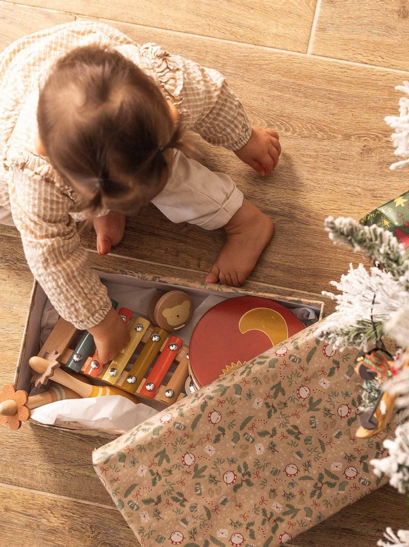 Coffret musical en bois pour bébé Multicolore - Kiabi