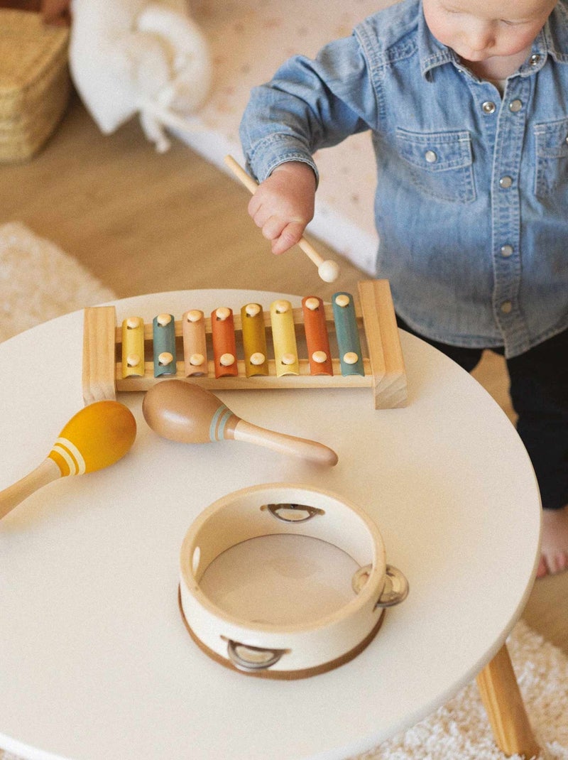 Coffret musical en bois pour bébé Multicolore - Kiabi