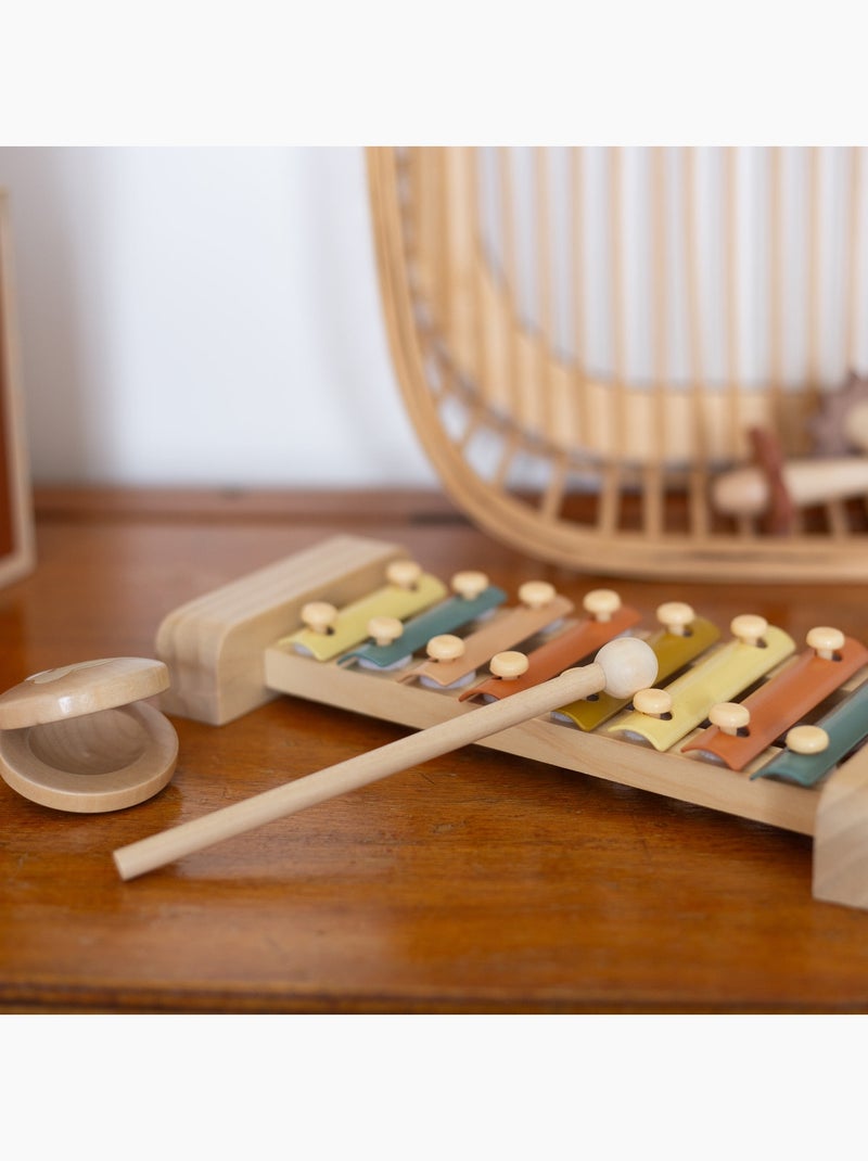 Coffret musical en bois pour bébé Multicolore - Kiabi