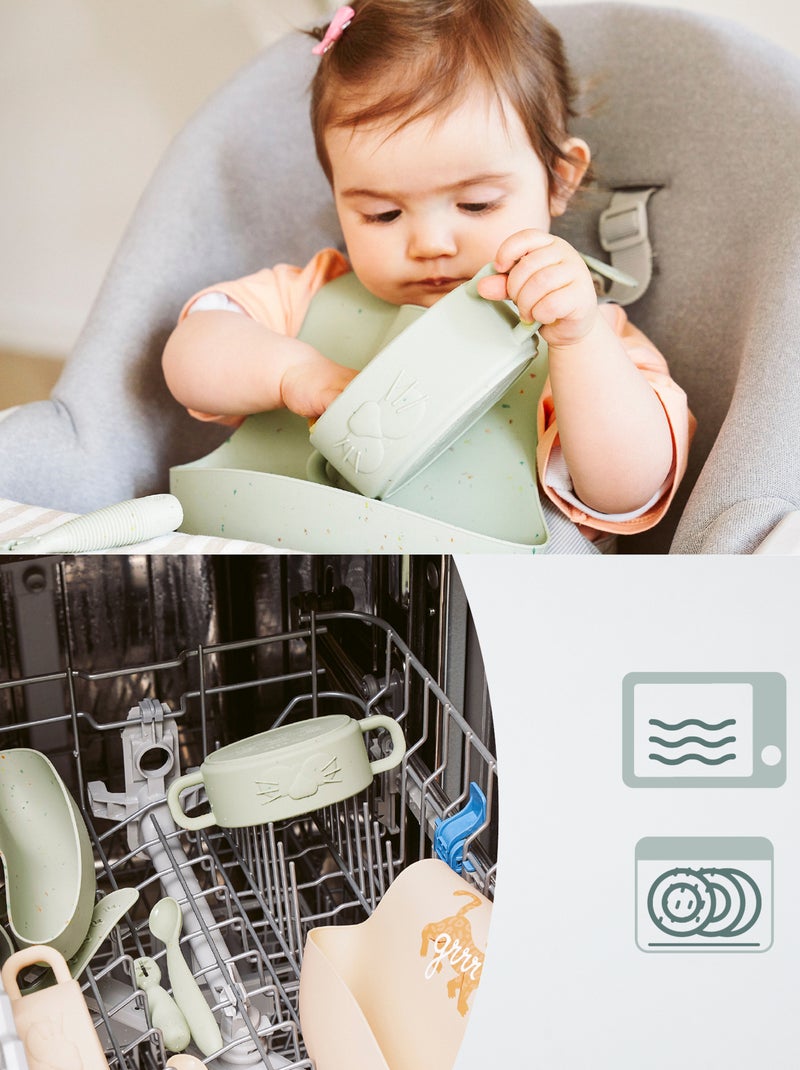 Coffret premiers repas tigre Vert - Kiabi