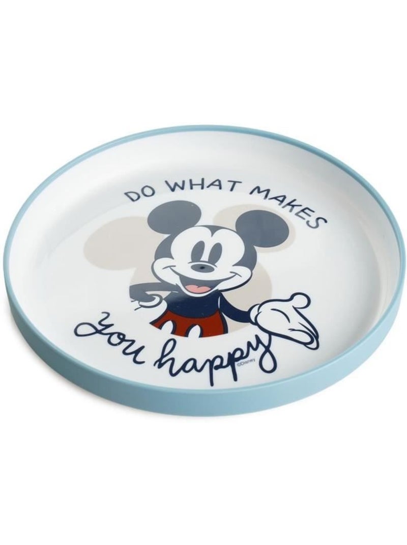 Coffret repas - thermobaby - 3 pièces - bol, assiette et gobelet - mickey Bleu - Kiabi