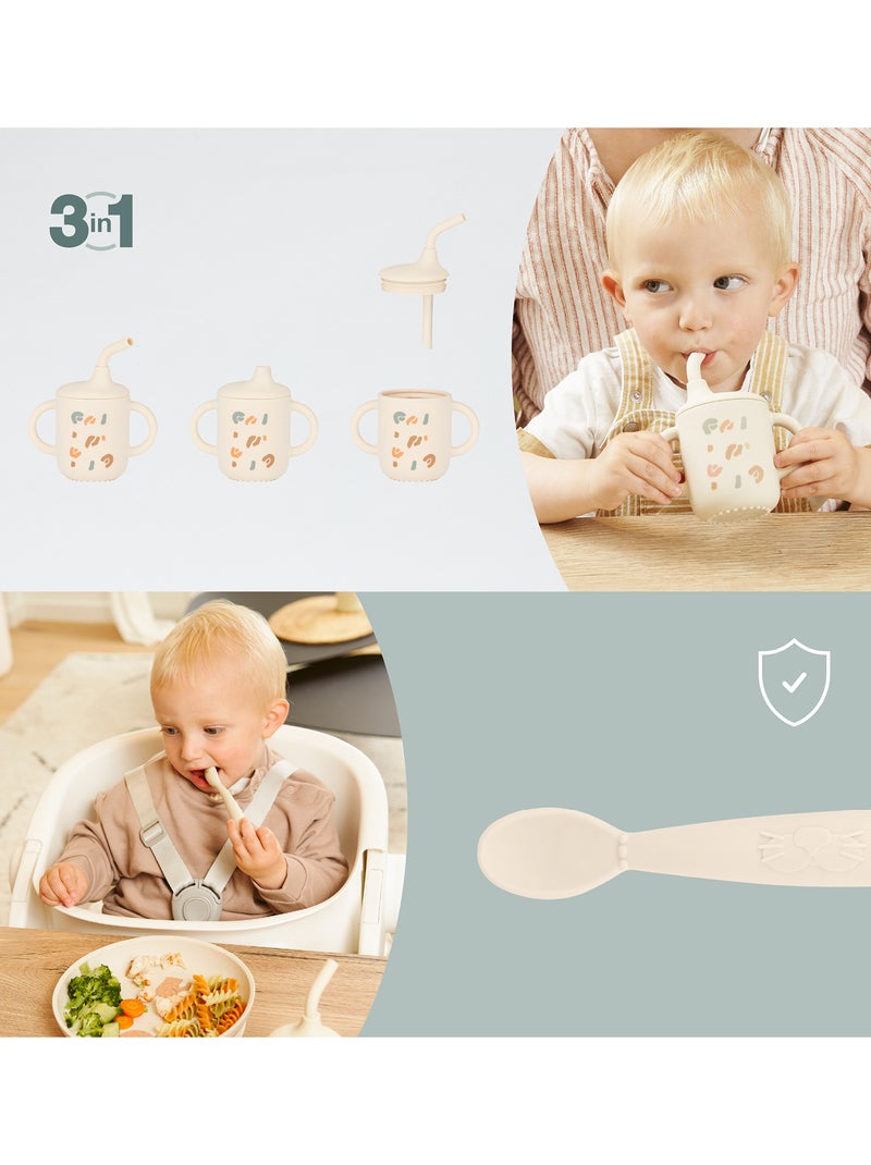 Coffret repas comme un grand 'Babymoov' Beige - Kiabi