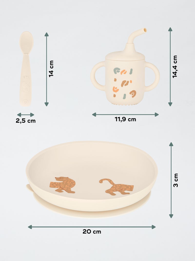 Coffret repas comme un grand 'Babymoov' Beige - Kiabi