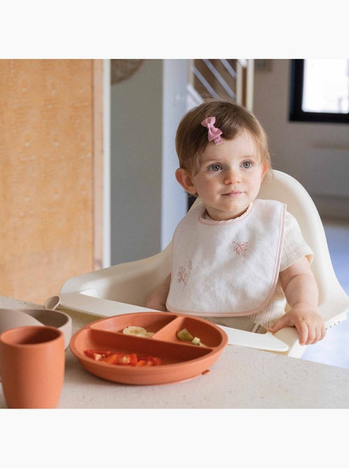 Coffret repas en silicone pour bébé - 4 pièces - Kiabi