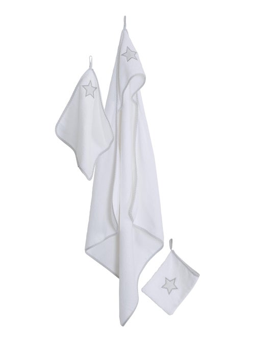 Coffret sortie de bain bébé en coton étoile brodée 'Little Stars' ROBA - Kiabi Coffret sortie de bain bébé en coton étoile brodée 'Little Stars' ROBA - Kiabi