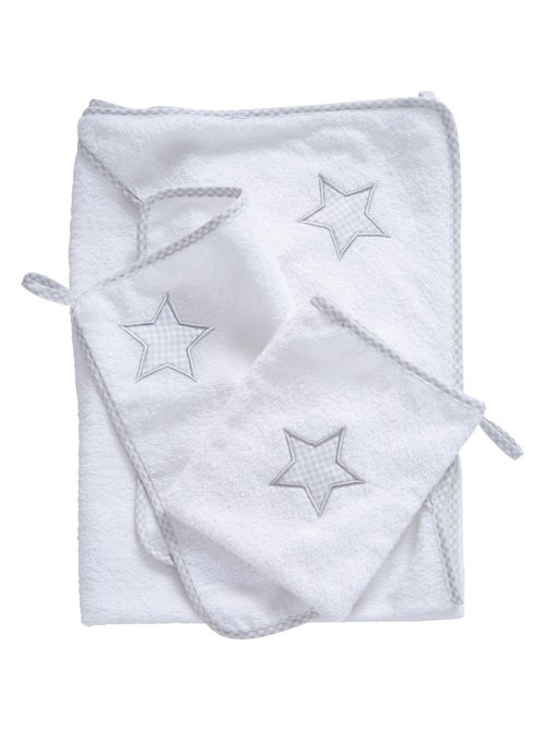 Coffret sortie de bain bébé en coton étoile brodée 'Little Stars' ROBA - Kiabi Coffret sortie de bain bébé en coton étoile brodée 'Little Stars' ROBA - Kiabi