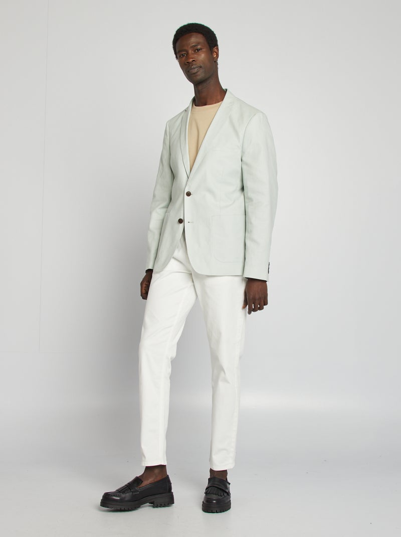 Colbert - Slim-fit / nauwsluitend model grijs - Kiabi