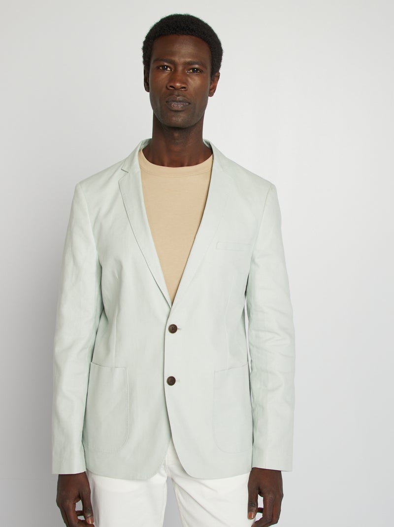 Colbert - Slim-fit / nauwsluitend model grijs - Kiabi