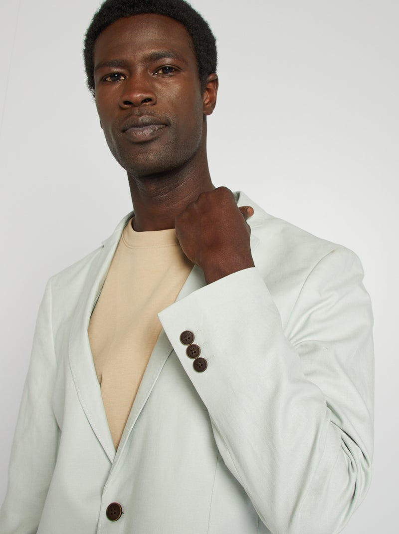 Colbert - Slim-fit / nauwsluitend model grijs - Kiabi
