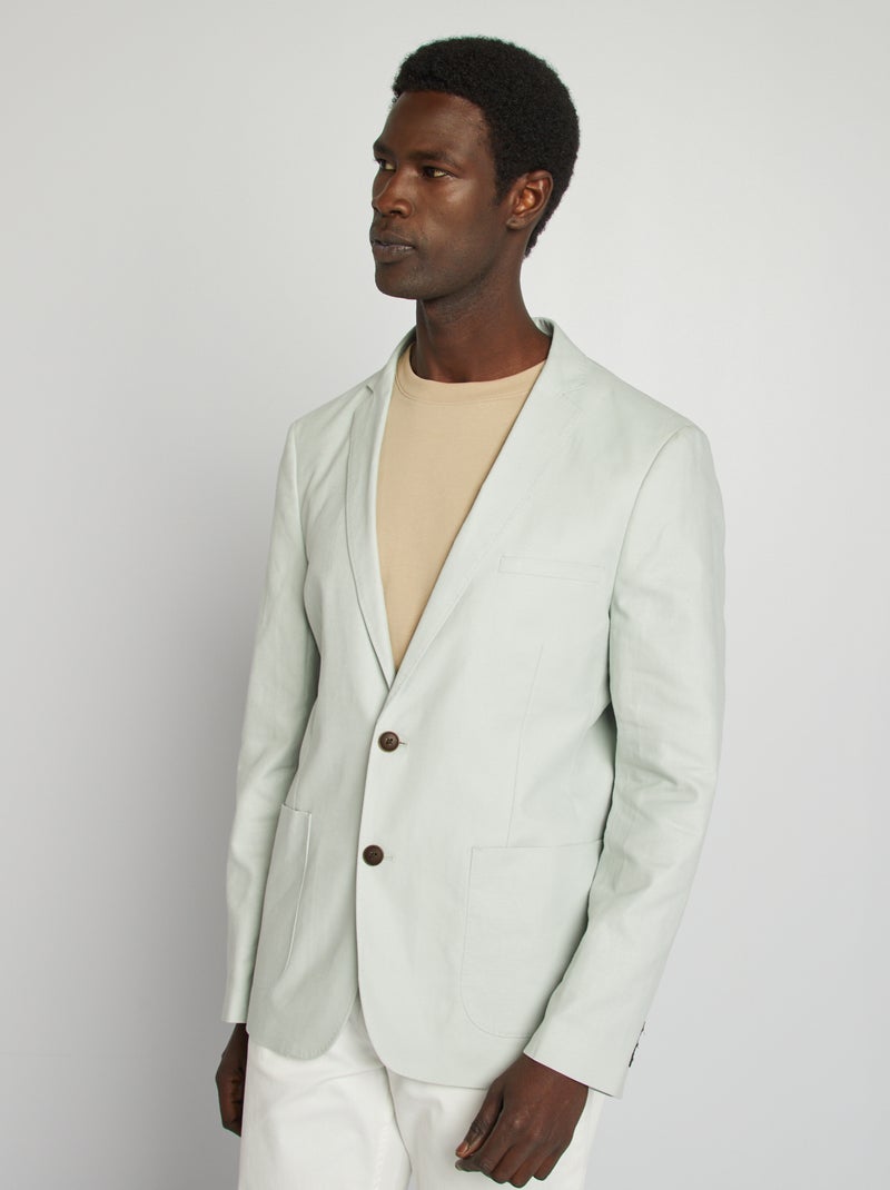 Colbert - Slim-fit / nauwsluitend model grijs - Kiabi