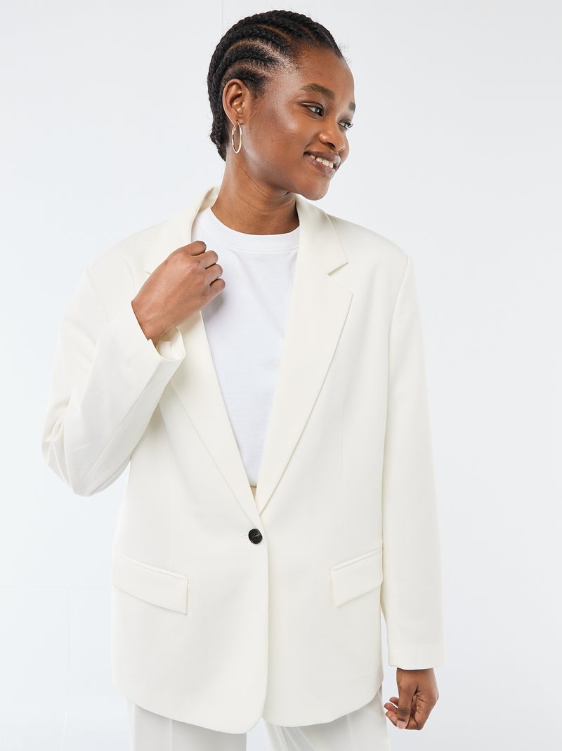 Colbertjasje Wit - Kiabi