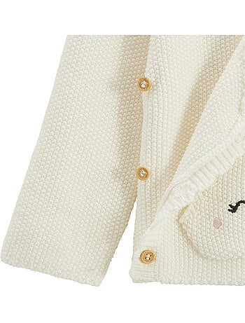 Colette baby set bestaande uit een gebreid vestje en een broekje.