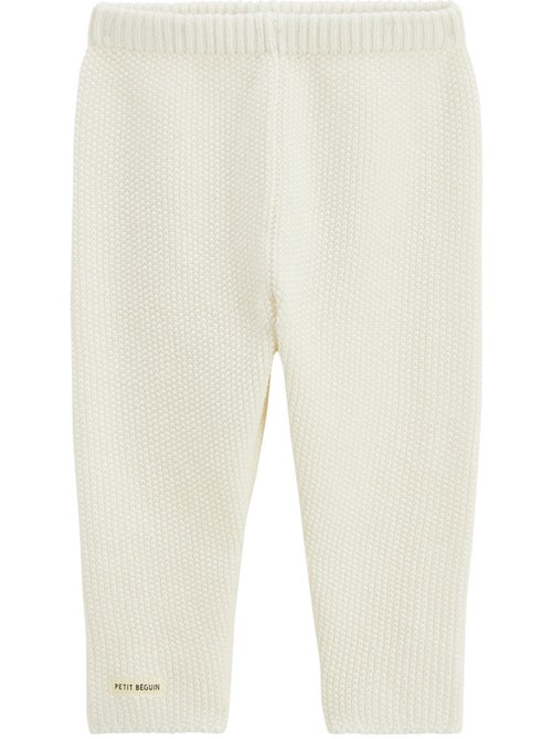 Colette baby set bestaande uit een gebreid vestje en een broekje. - Kiabi