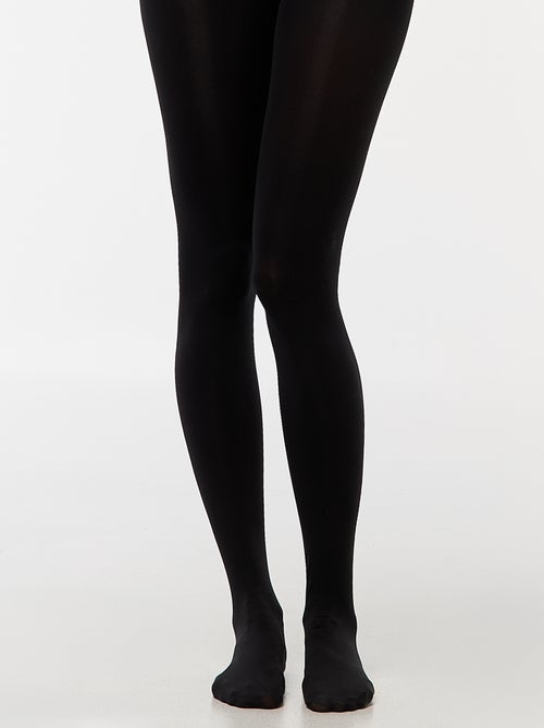 Collant chaud uni 120D - Kiabi