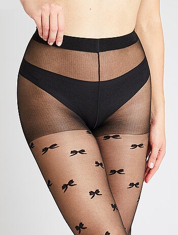 Collant fantaisie 20 deniers craquante - rougegorge lingerie