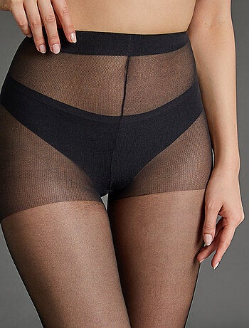 Collant fantaisie 20 deniers rosita - rougegorge lingerie