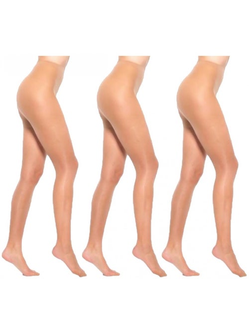 Collant Femme Confort et Qualité INFINITIF - Pack de 3 - Kiabi