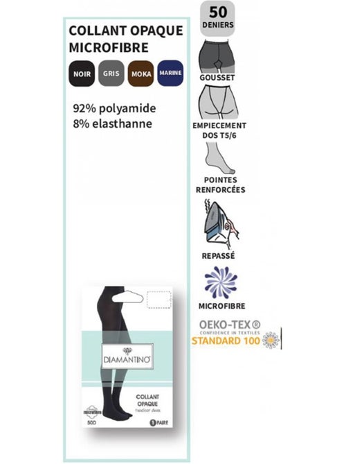 Collant Femme Confort et Résistance DIAMANTINO - Kiabi Collant Femme Confort et Résistance DIAMANTINO - Kiabi