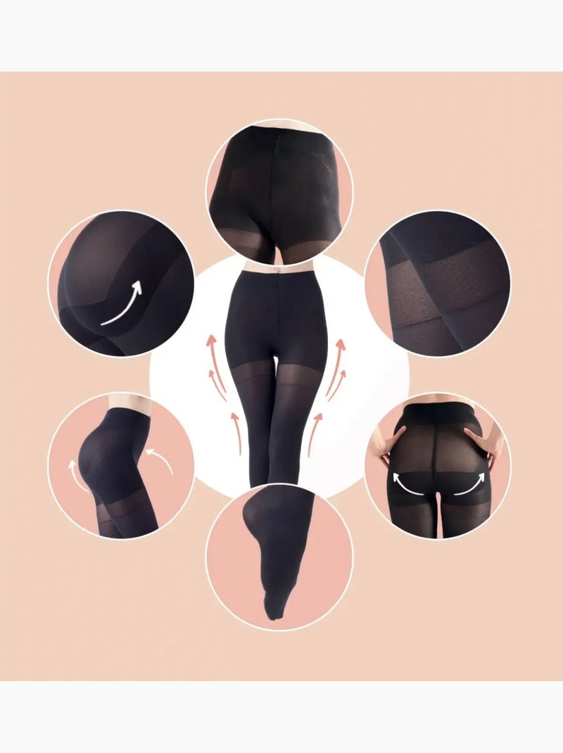 Collant gainant Jambes légères et Minceur 70 D Noir - Kiabi