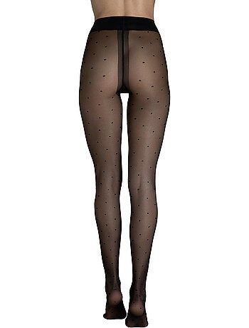 Collants 20 den à pois fashion dots noir