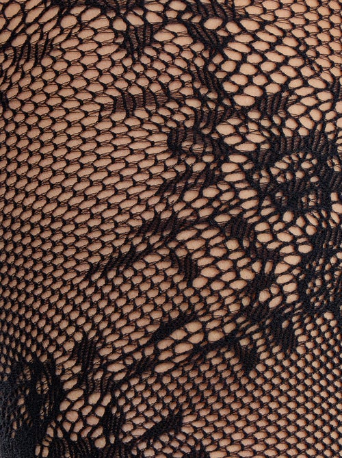 Collants à fleurs effet dentelle - Kiabi