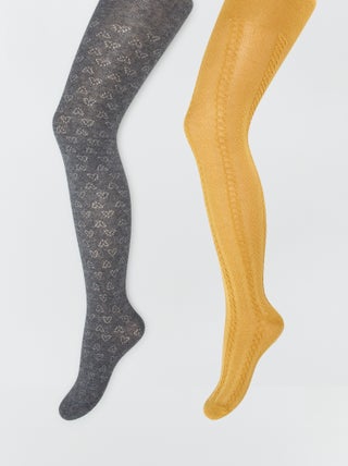 Collants chauds en maille - Lot de 2